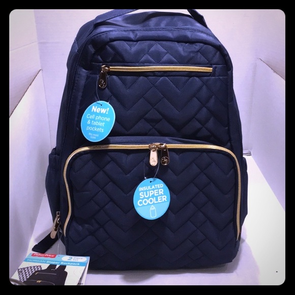 Fisher-Price Other - NWT Fisher- Price Morgan Blue Diaper Backpack